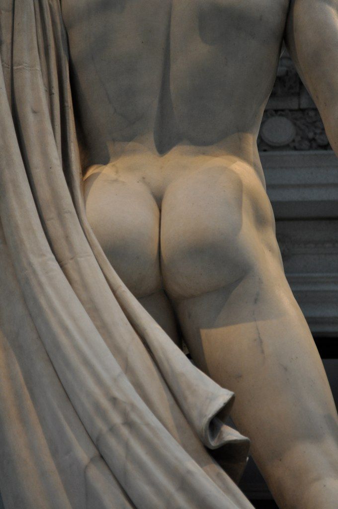 sculpture male butts